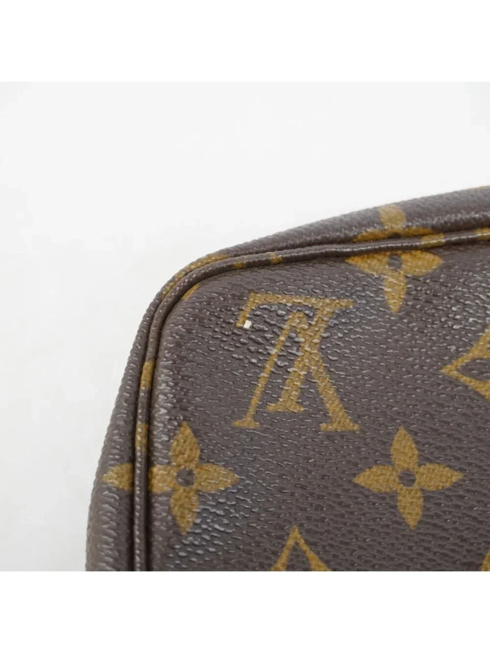 Louis Vuitton Pouch Monogram Pochette Soir Brown